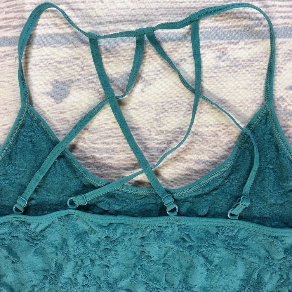 Anthropologie Teal Green Camisole Size Medium - Picture 10 of 10